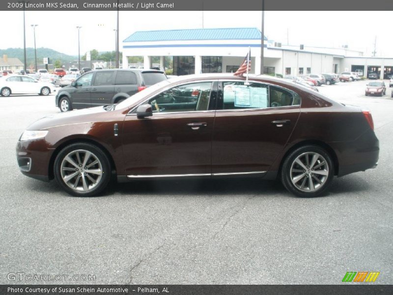 Cinnamon Metallic / Light Camel 2009 Lincoln MKS Sedan