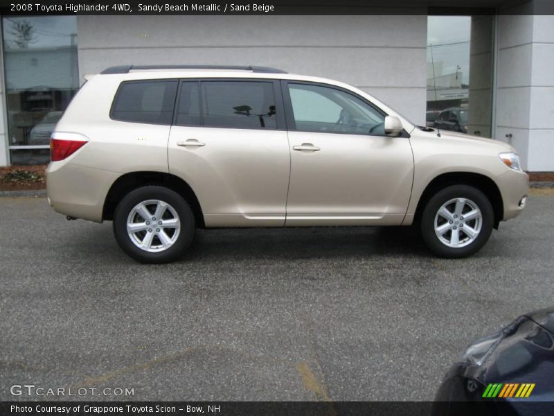 Sandy Beach Metallic / Sand Beige 2008 Toyota Highlander 4WD