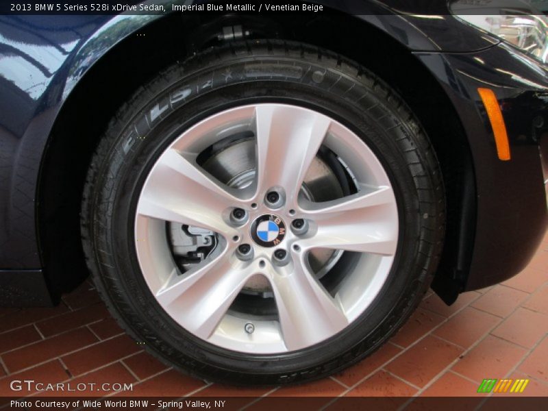 Imperial Blue Metallic / Venetian Beige 2013 BMW 5 Series 528i xDrive Sedan