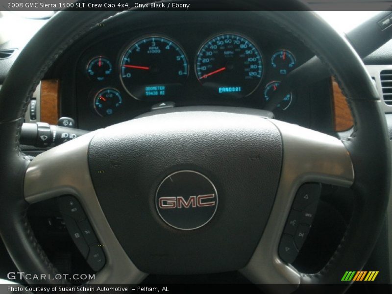 Onyx Black / Ebony 2008 GMC Sierra 1500 SLT Crew Cab 4x4