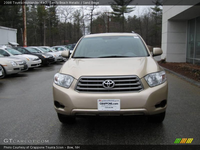 Sandy Beach Metallic / Sand Beige 2008 Toyota Highlander 4WD