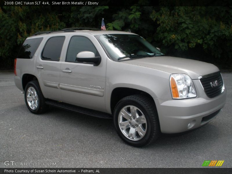 Silver Birch Metallic / Ebony 2008 GMC Yukon SLT 4x4