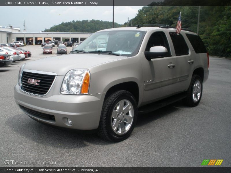 Silver Birch Metallic / Ebony 2008 GMC Yukon SLT 4x4