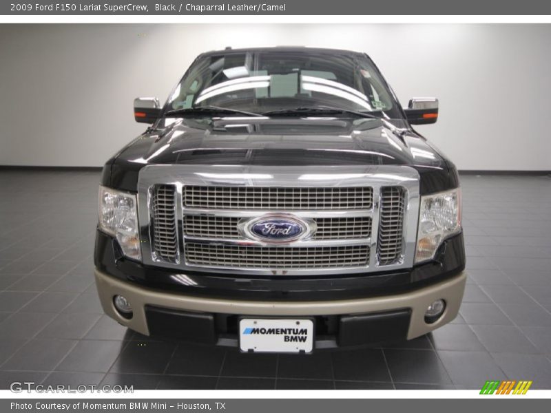 Black / Chaparral Leather/Camel 2009 Ford F150 Lariat SuperCrew