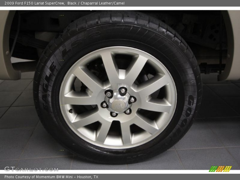 Black / Chaparral Leather/Camel 2009 Ford F150 Lariat SuperCrew