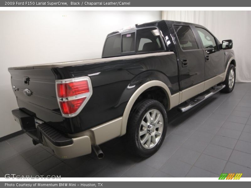 Black / Chaparral Leather/Camel 2009 Ford F150 Lariat SuperCrew