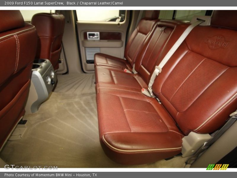Black / Chaparral Leather/Camel 2009 Ford F150 Lariat SuperCrew