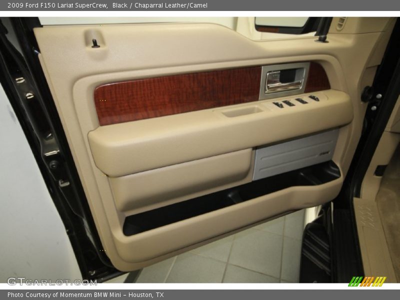 Black / Chaparral Leather/Camel 2009 Ford F150 Lariat SuperCrew