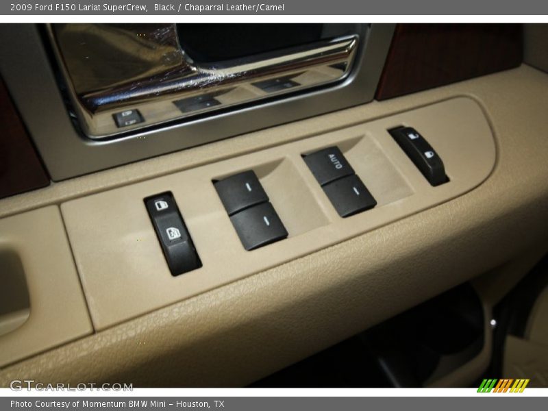 Black / Chaparral Leather/Camel 2009 Ford F150 Lariat SuperCrew