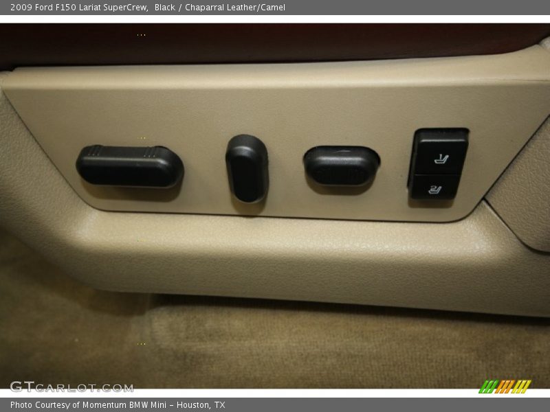 Black / Chaparral Leather/Camel 2009 Ford F150 Lariat SuperCrew