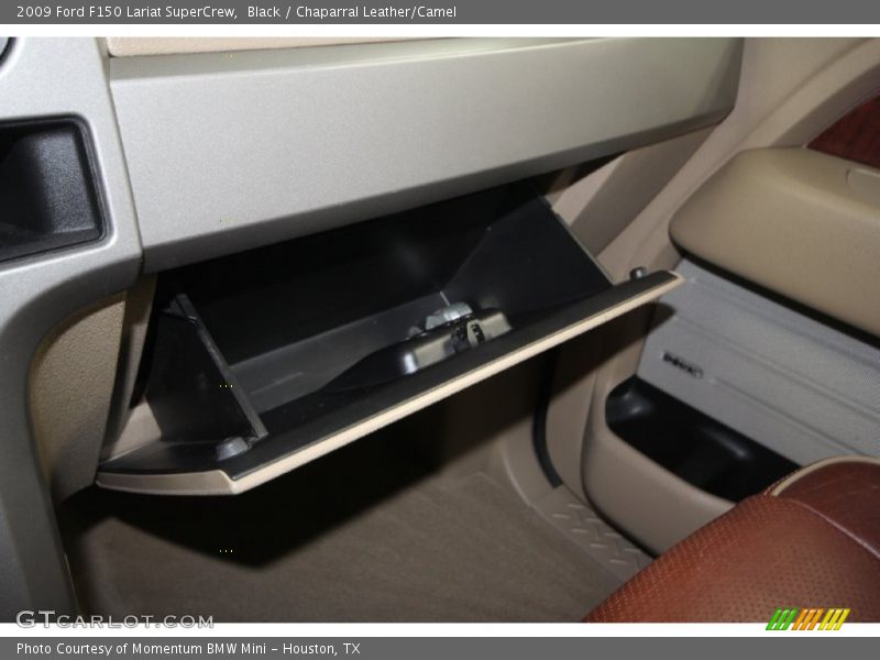 Black / Chaparral Leather/Camel 2009 Ford F150 Lariat SuperCrew