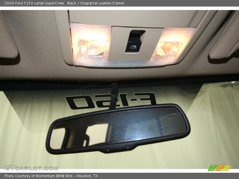 Black / Chaparral Leather/Camel 2009 Ford F150 Lariat SuperCrew