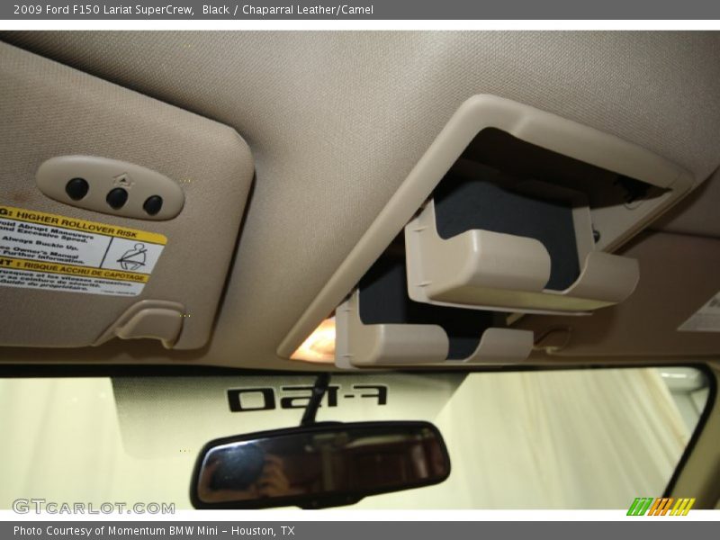 Black / Chaparral Leather/Camel 2009 Ford F150 Lariat SuperCrew