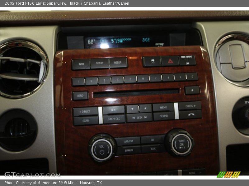Black / Chaparral Leather/Camel 2009 Ford F150 Lariat SuperCrew