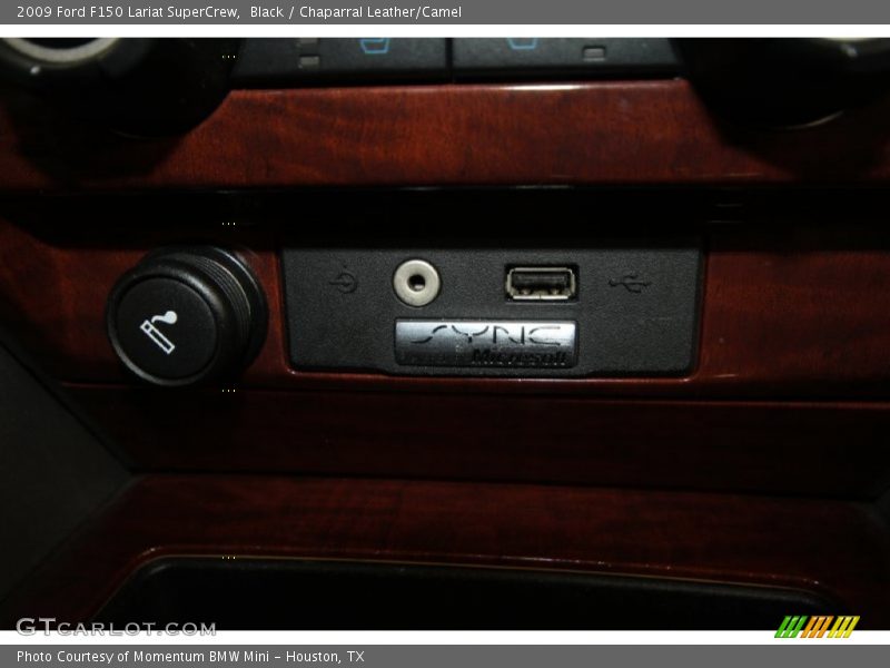 Black / Chaparral Leather/Camel 2009 Ford F150 Lariat SuperCrew