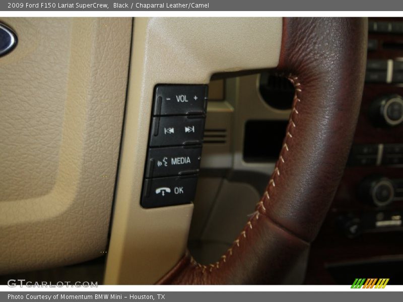 Black / Chaparral Leather/Camel 2009 Ford F150 Lariat SuperCrew