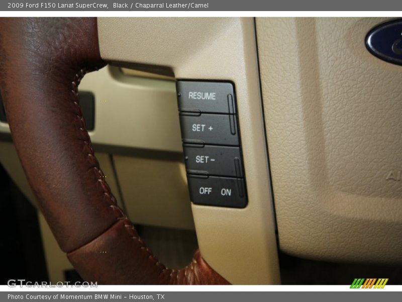 Black / Chaparral Leather/Camel 2009 Ford F150 Lariat SuperCrew