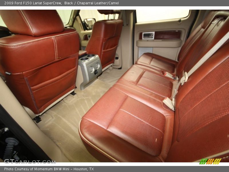 Black / Chaparral Leather/Camel 2009 Ford F150 Lariat SuperCrew
