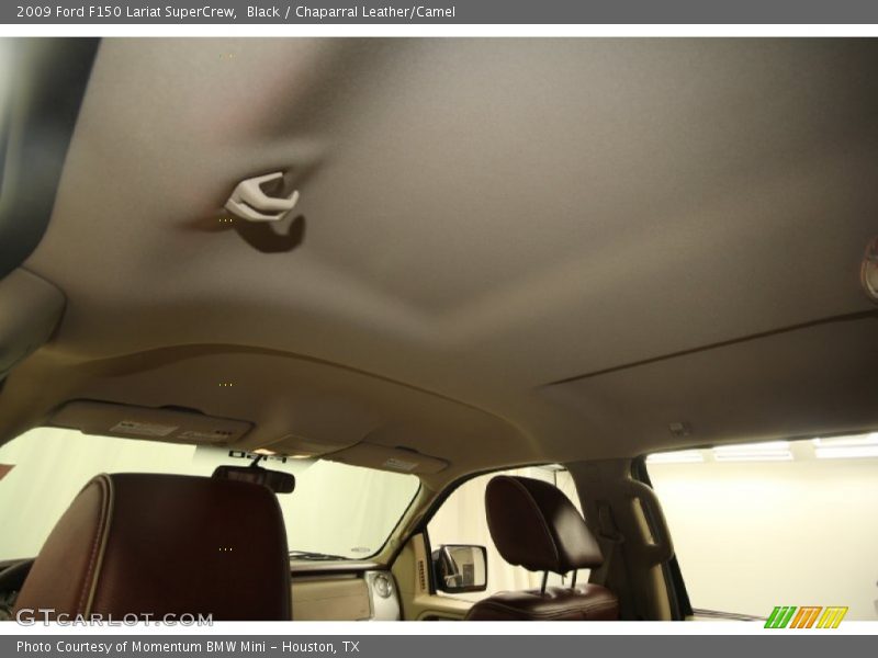 Black / Chaparral Leather/Camel 2009 Ford F150 Lariat SuperCrew