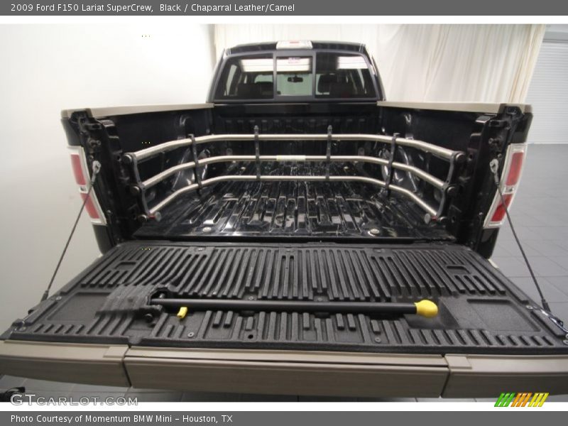 Black / Chaparral Leather/Camel 2009 Ford F150 Lariat SuperCrew