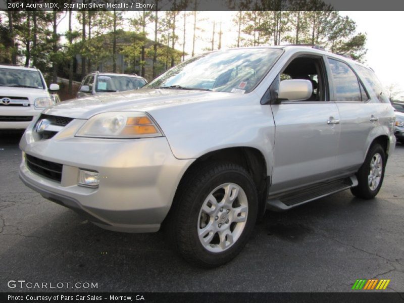 Starlight Silver Metallic / Ebony 2004 Acura MDX