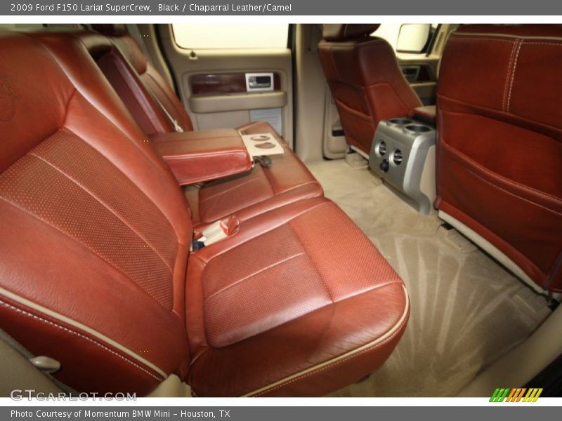 Black / Chaparral Leather/Camel 2009 Ford F150 Lariat SuperCrew
