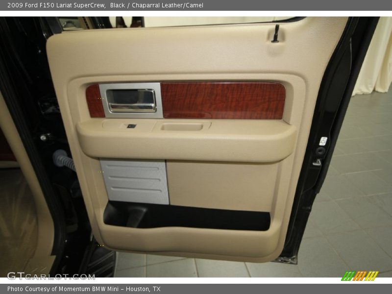 Black / Chaparral Leather/Camel 2009 Ford F150 Lariat SuperCrew