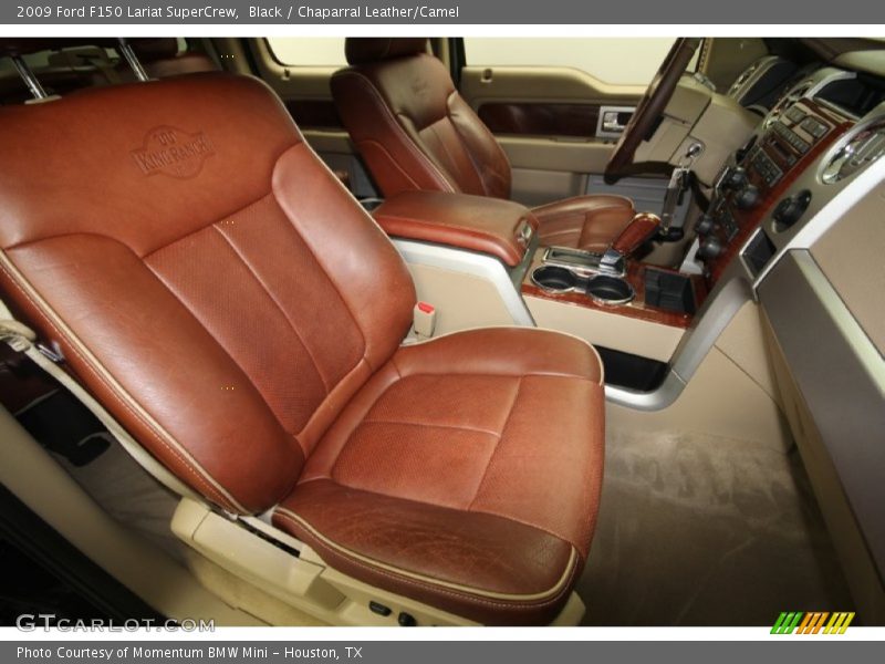 Black / Chaparral Leather/Camel 2009 Ford F150 Lariat SuperCrew