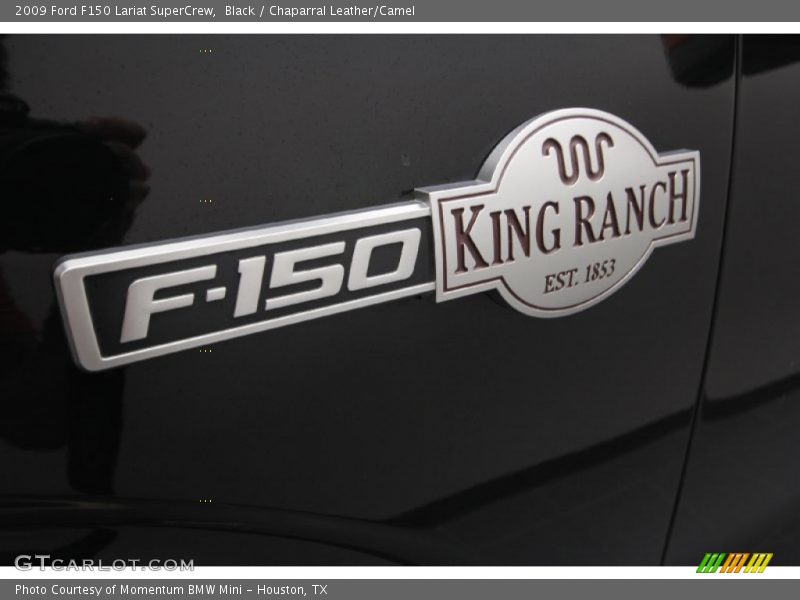 Black / Chaparral Leather/Camel 2009 Ford F150 Lariat SuperCrew