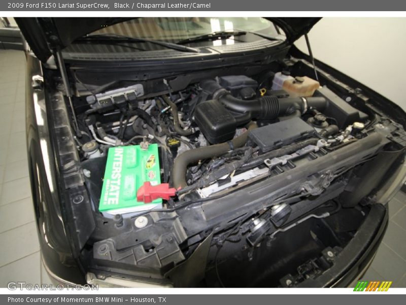 Black / Chaparral Leather/Camel 2009 Ford F150 Lariat SuperCrew