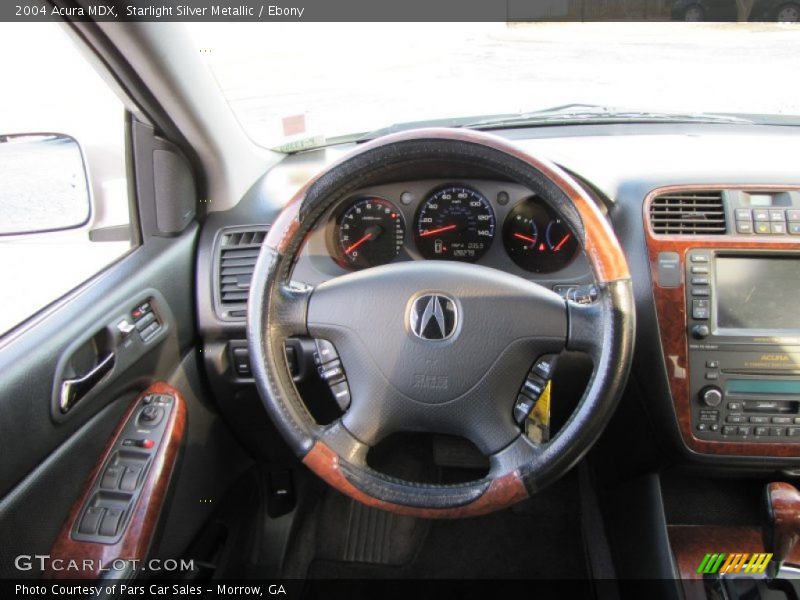 Starlight Silver Metallic / Ebony 2004 Acura MDX