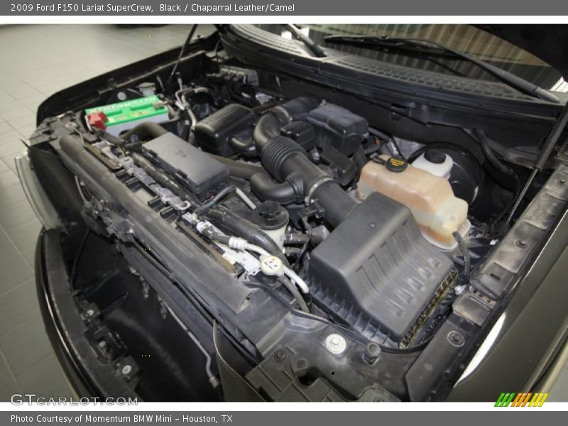 Black / Chaparral Leather/Camel 2009 Ford F150 Lariat SuperCrew