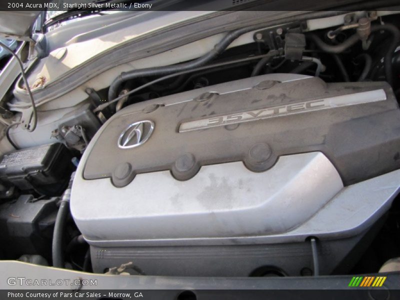 Starlight Silver Metallic / Ebony 2004 Acura MDX
