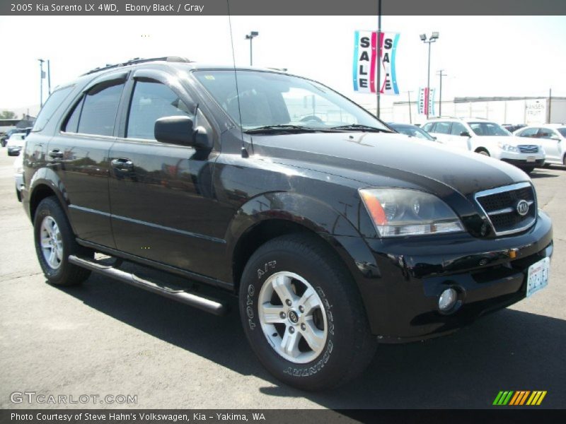 Ebony Black / Gray 2005 Kia Sorento LX 4WD