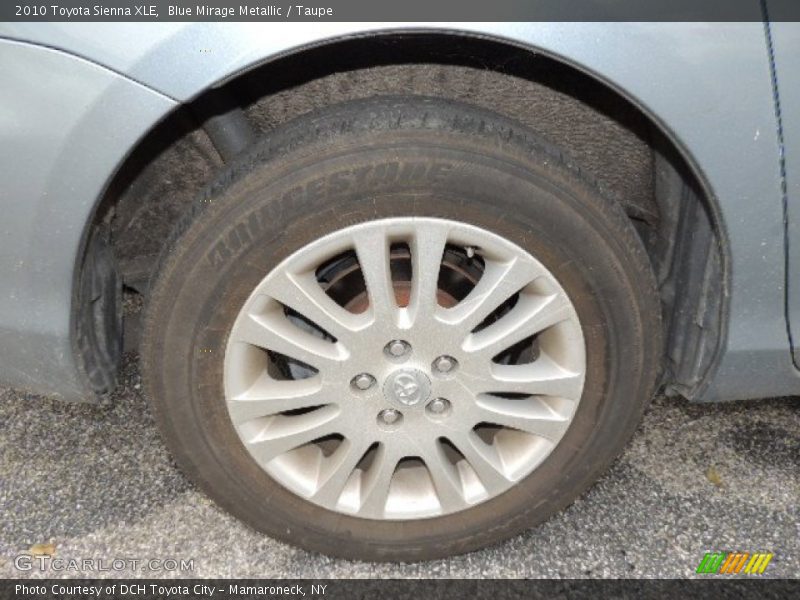 Blue Mirage Metallic / Taupe 2010 Toyota Sienna XLE