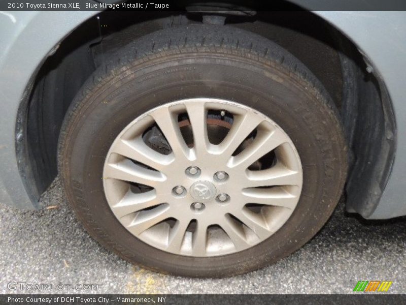 Blue Mirage Metallic / Taupe 2010 Toyota Sienna XLE