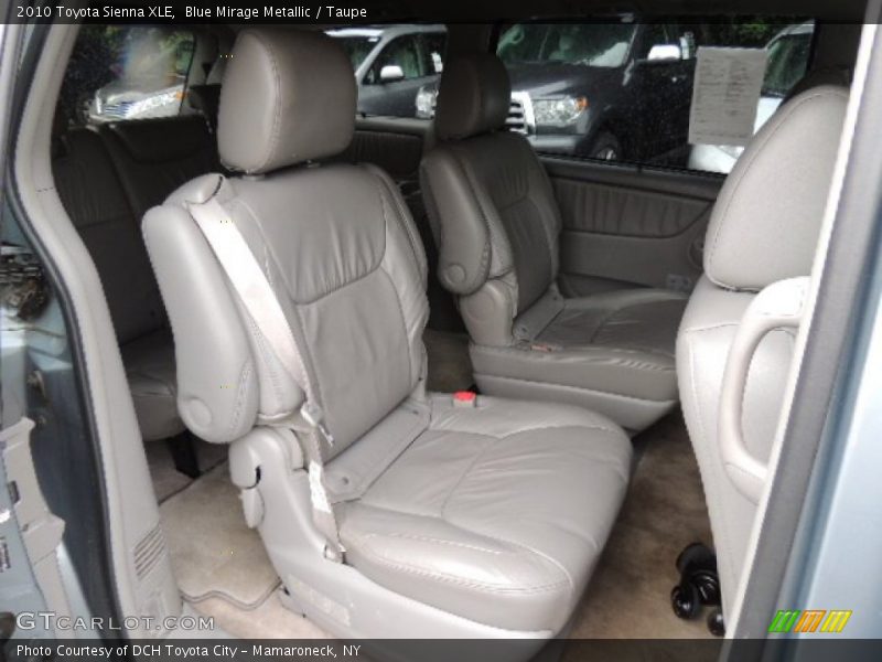 Blue Mirage Metallic / Taupe 2010 Toyota Sienna XLE