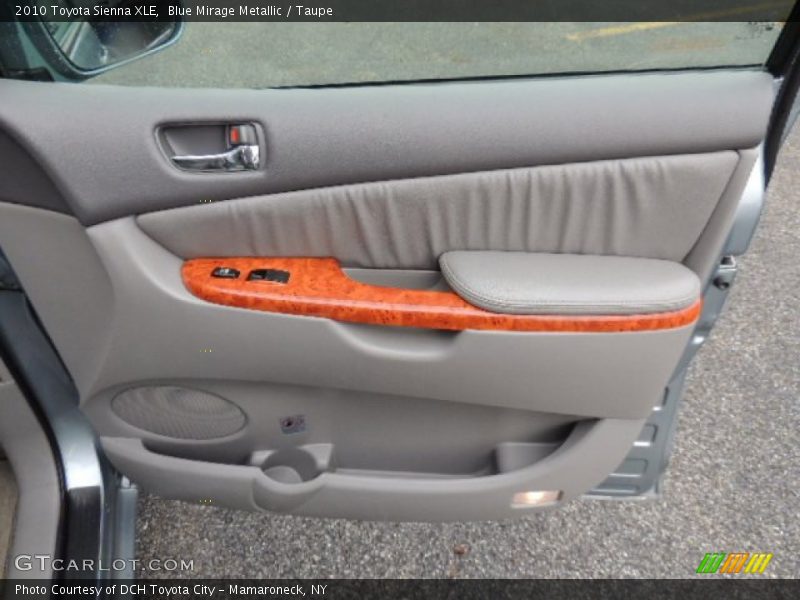Blue Mirage Metallic / Taupe 2010 Toyota Sienna XLE