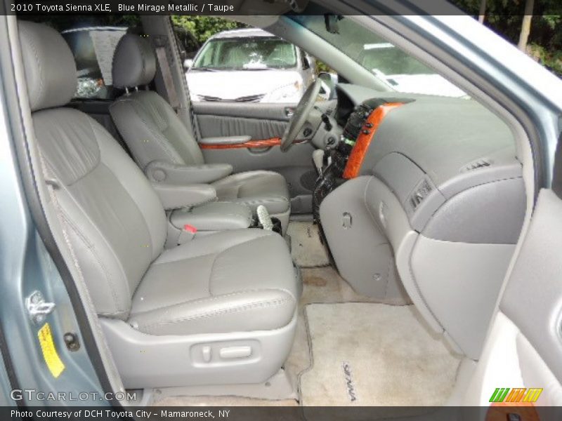 Blue Mirage Metallic / Taupe 2010 Toyota Sienna XLE