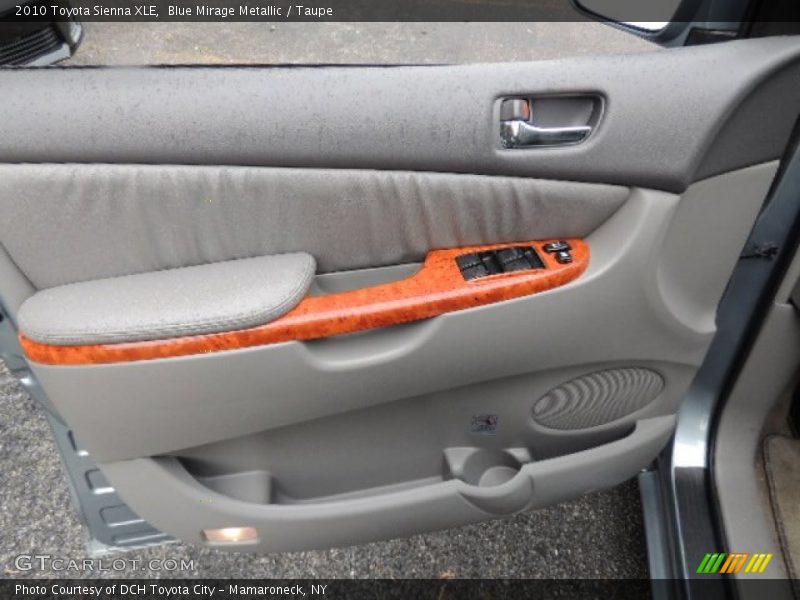 Blue Mirage Metallic / Taupe 2010 Toyota Sienna XLE