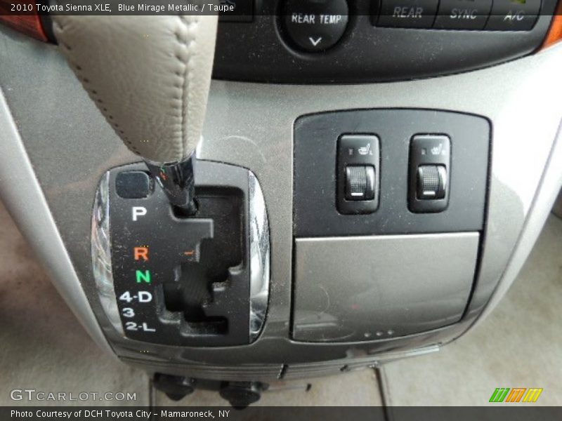 Blue Mirage Metallic / Taupe 2010 Toyota Sienna XLE