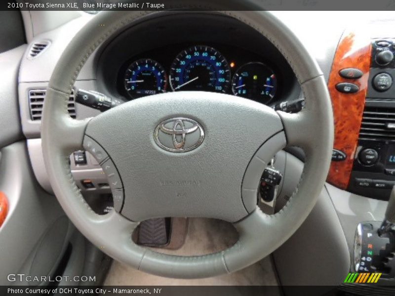 Blue Mirage Metallic / Taupe 2010 Toyota Sienna XLE