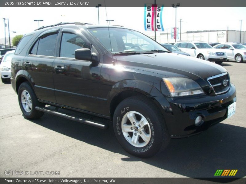 Ebony Black / Gray 2005 Kia Sorento LX 4WD