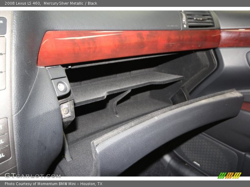 Mercury Silver Metallic / Black 2008 Lexus LS 460