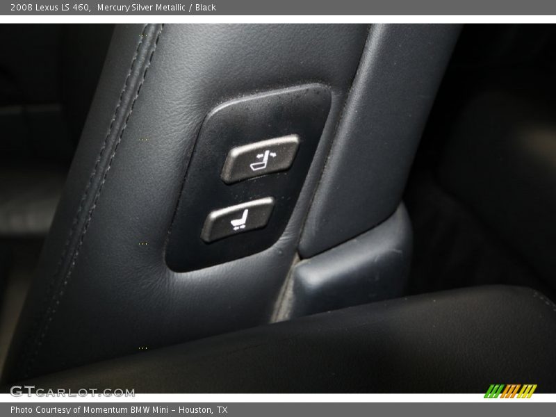 Mercury Silver Metallic / Black 2008 Lexus LS 460