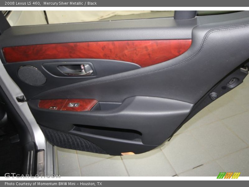 Mercury Silver Metallic / Black 2008 Lexus LS 460