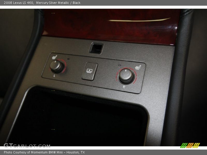 Mercury Silver Metallic / Black 2008 Lexus LS 460
