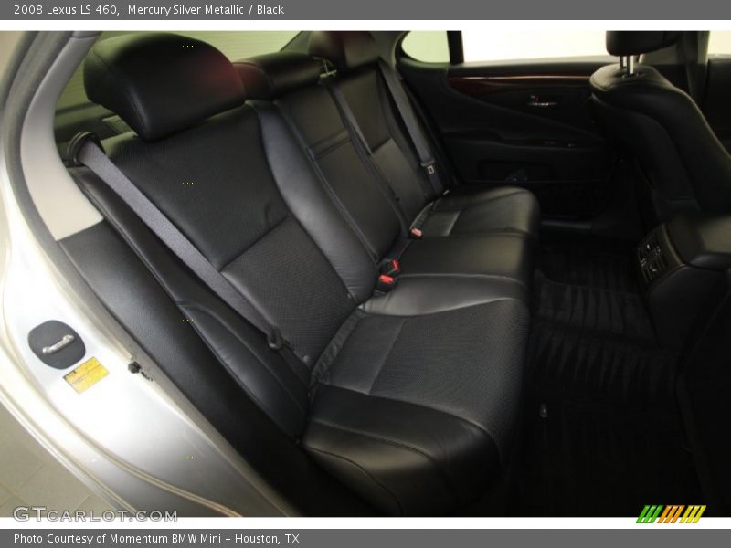 Mercury Silver Metallic / Black 2008 Lexus LS 460