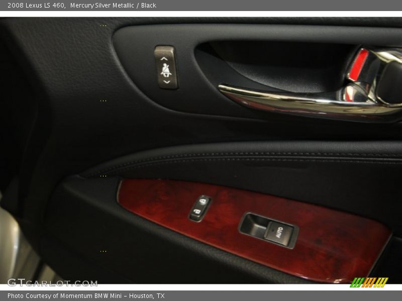 Mercury Silver Metallic / Black 2008 Lexus LS 460