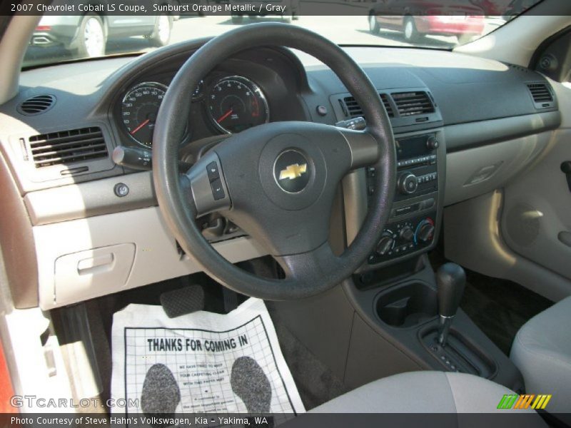 Sunburst Orange Metallic / Gray 2007 Chevrolet Cobalt LS Coupe